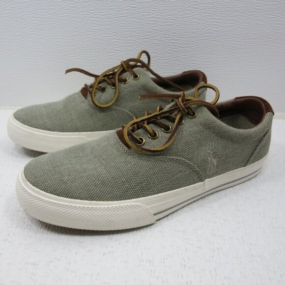 Polo Ralph Lauren Canvas Comfort Deck Shoes 8 D - Picture 1 of 6